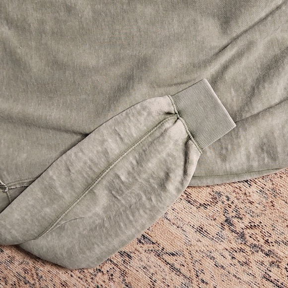 Free People Robby Bomber Jacket in Washed Army NWT - Picture 11 of 13